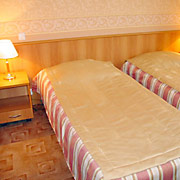Business Twin Room at the Zolotoy Kolos Hotel in Moscow, Russia