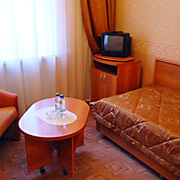 Business Single Room at the Zolotoy Kolos Hotel in Moscow, Russia