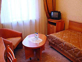 Business Single Room at the Zolotoy Kolos Hotel in Moscow, Russia