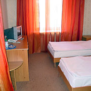 Comfort Twin Room at the Zolotoy Kolos Hotel in Moscow, Russia