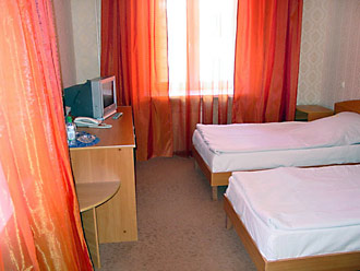 Comfort Twin Room at the Zolotoy Kolos Hotel in Moscow, Russia