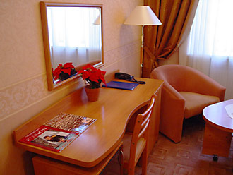 Comfort Single Room at the Zolotoy Kolos Hotel in Moscow, Russia