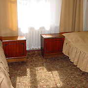 Economy Twin Room at the Zolotoy Kolos Hotel in Moscow, Russia