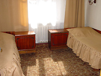 Economy Twin Room at the Zolotoy Kolos Hotel in Moscow, Russia