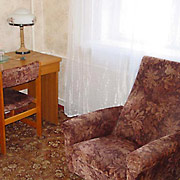 Economy Single Room at the Zolotoy Kolos Hotel in Moscow, Russia