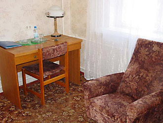 Economy Single Room at the Zolotoy Kolos Hotel in Moscow, Russia