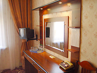 Standard Double Room at the Zolotoy Kolos Hotel in Moscow, Russia