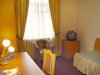 Standard Single Room at the Zolotoy Kolos Hotel in Moscow, Russia